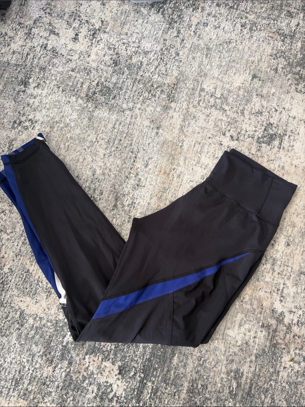 adidas Black and Blue Leggings